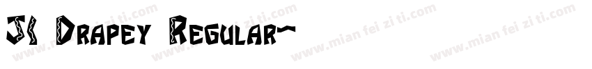 JI Drapey Regular字体转换